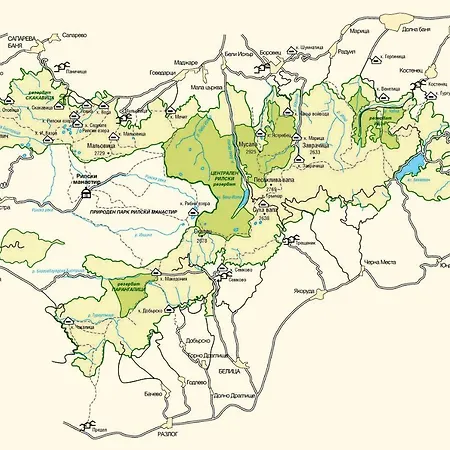 ловна в рила بيت خشبي بانيشيست